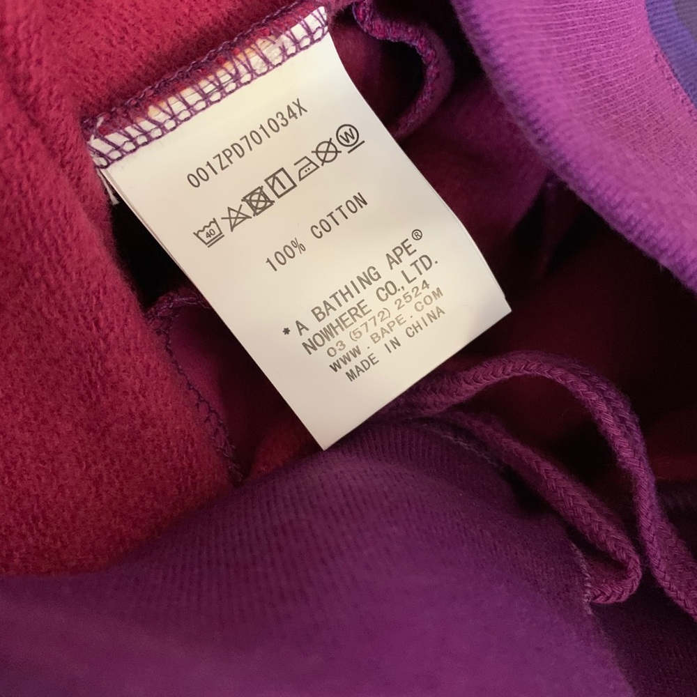 Bape / A Bathing Ape Purple Camo Shark Shorts - Picture 5 of 6